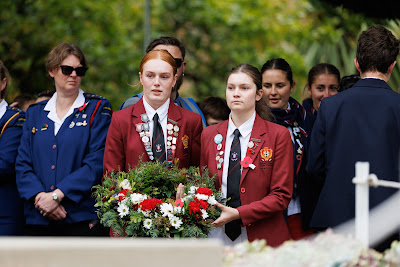 Photo from the Anzac Day 2024 Civic Service held at Memorial Park in Hamilton, Waikato, New Zealand on Thursday, 25 April, 2024. Photography by Mike Walen / KeyImagery Photography. Copyright: © Hamilton City Council.
