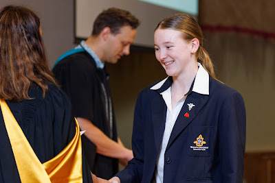 Photo from the Waikato Diocesan Junior Prize-giving 2022 event held at Waikato Diocesan School for Girls, Hamilton, New Zealand, on Tuesday, 13 December, 2022.  Photo: Mike Walen / KeyImagery Photography. Copyright © Waikato Diocesan School for Girls.