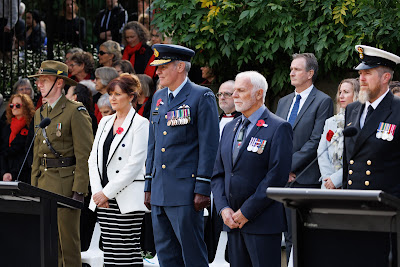 Photo from the Anzac Day 2024 Civic Service held at Memorial Park in Hamilton, Waikato, New Zealand on Thursday, 25 April, 2024. Photography by Mike Walen / KeyImagery Photography. Copyright: © Hamilton City Council.
