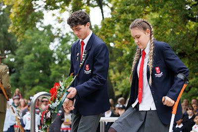 Photo from the Anzac Day 2024 Civic Service held at Memorial Park in Hamilton, Waikato, New Zealand on Thursday, 25 April, 2024. Photography by Mike Walen / KeyImagery Photography. Copyright: © Hamilton City Council.