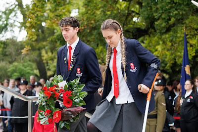 Photo from the Anzac Day 2024 Civic Service held at Memorial Park in Hamilton, Waikato, New Zealand on Thursday, 25 April, 2024. Photography by Mike Walen / KeyImagery Photography. Copyright: © Hamilton City Council.