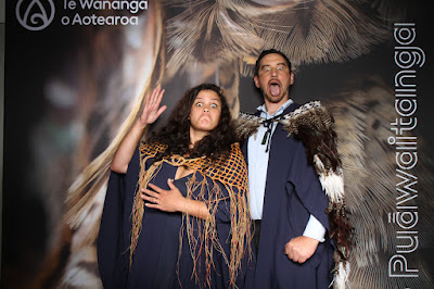 Booth photo from the TWoA Tainui 2025 Graduations (Ceremony 1 @ 10am) held at Claudelands Event Centre in Hamilton, Waikato, New Zealand on Tuesday, 29 April, 2025. Photography by InstaBooth / KeyImagery Photography. Copyright: © 2025 Te Wānanga o Aotearoa.