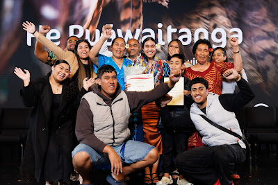 Photo from Ceremony 5 of the TWoA Tāmaki Makaurau 2025 Graduations (May 2025) held at the Mangere Arts Centre in Auckland, New Zealand on Tuesday, 27 May, 2025. Photo by Mike Walen / KeyImagery Photography. Copyright: © 2025 Te Wānanga o Aotearoa.