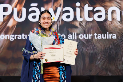 Photo from Ceremony 5 of the TWoA Tāmaki Makaurau 2025 Graduations (May 2025) held at the Mangere Arts Centre in Auckland, New Zealand on Tuesday, 27 May, 2025. Photo by Mike Walen / KeyImagery Photography. Copyright: © 2025 Te Wānanga o Aotearoa.