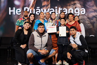 Photo from Ceremony 5 of the TWoA Tāmaki Makaurau 2025 Graduations (May 2025) held at the Mangere Arts Centre in Auckland, New Zealand on Tuesday, 27 May, 2025. Photo by Mike Walen / KeyImagery Photography. Copyright: © 2025 Te Wānanga o Aotearoa.
