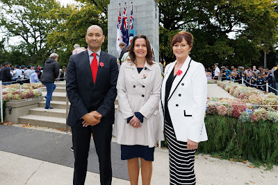 Photo from the Anzac Day 2024 Civic Service held at Memorial Park in Hamilton, Waikato, New Zealand on Thursday, 25 April, 2024. Photography by Mike Walen / KeyImagery Photography. Copyright: © Hamilton City Council.