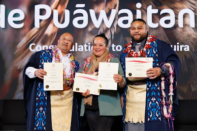 Photo from Ceremony 5 of the TWoA Tāmaki Makaurau 2025 Graduations (May 2025) held at the Mangere Arts Centre in Auckland, New Zealand on Tuesday, 27 May, 2025. Photo by Mike Walen / KeyImagery Photography. Copyright: © 2025 Te Wānanga o Aotearoa.