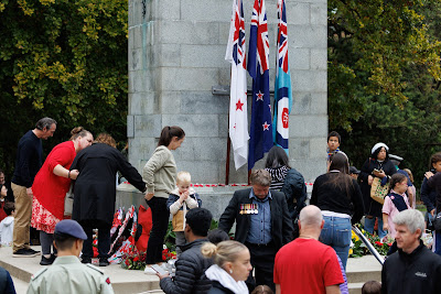 Photo from the Anzac Day 2024 Civic Service held at Memorial Park in Hamilton, Waikato, New Zealand on Thursday, 25 April, 2024. Photography by Mike Walen / KeyImagery Photography. Copyright: © Hamilton City Council.