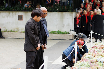 Photo from the Anzac Day 2024 Civic Service held at Memorial Park in Hamilton, Waikato, New Zealand on Thursday, 25 April, 2024. Photography by Mike Walen / KeyImagery Photography. Copyright: © Hamilton City Council.