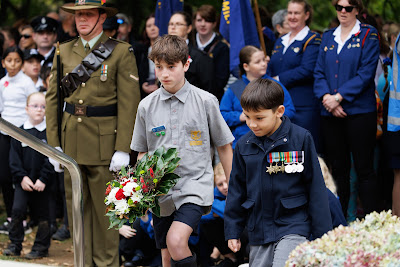 Photo from the Anzac Day 2024 Civic Service held at Memorial Park in Hamilton, Waikato, New Zealand on Thursday, 25 April, 2024. Photography by Mike Walen / KeyImagery Photography. Copyright: © Hamilton City Council.