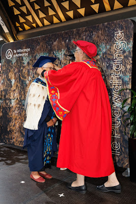 Photo from the TWoA Waiariki 2023 Graduations (Waiwhero), held at Te Puia, Rotorua, Bay of Plenty, New Zealand on Friday, 12 May, 2023. Photo: Mike Walen / KeyImagery Photography. Copyright: © Te Wānanga o Aotearoa.