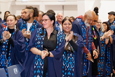 Photo from the TWoA Te Tai Tokerau (Kaikohe) 2025 Graduation held at the War Memorial Hall in Kaikohe, Northland, New Zealand on Tuesday, 15 April, 2025. Photo by Mike Walen / KeyImagery Photography. Copyright: © 2025 Te Wānanga o Aotearoa.