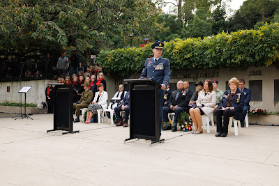 Photo from the Anzac Day 2024 Civic Service held at Memorial Park in Hamilton, Waikato, New Zealand on Thursday, 25 April, 2024. Photography by Mike Walen / KeyImagery Photography. Copyright: © Hamilton City Council.