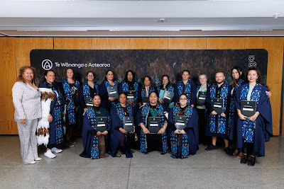 Photo from the TWoA Tāmaki Makaurau 2023 Graduations (Ceremony 4 @ 10am), held at the Due Drop Events Centre, Manukau, Auckland, New Zealand on Thursday, 8 June, 2023. Photo: Mike Walen / KeyImagery Photography. Copyright: © Te Wānanga o Aotearoa.