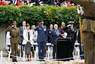 Photo from the Anzac Day 2024 Civic Service held at Memorial Park in Hamilton, Waikato, New Zealand on Thursday, 25 April, 2024. Photography by Mike Walen / KeyImagery Photography. Copyright: © Hamilton City Council.