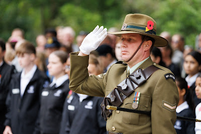 Photo from the Anzac Day 2024 Civic Service held at Memorial Park in Hamilton, Waikato, New Zealand on Thursday, 25 April, 2024. Photography by Mike Walen / KeyImagery Photography. Copyright: © Hamilton City Council.