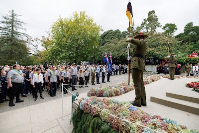 Photo from the Anzac Day 2024 Civic Service held at Memorial Park in Hamilton, Waikato, New Zealand on Thursday, 25 April, 2024. Photography by Mike Walen / KeyImagery Photography. Copyright: © Hamilton City Council.