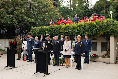 Photo from the Anzac Day 2024 Civic Service held at Memorial Park in Hamilton, Waikato, New Zealand on Thursday, 25 April, 2024. Photography by Mike Walen / KeyImagery Photography. Copyright: © Hamilton City Council.