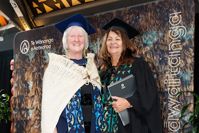 Photo from the TWoA Waiariki 2023 Graduations (Waiwhero), held at Te Puia, Rotorua, Bay of Plenty, New Zealand on Friday, 12 May, 2023. Photo: Mike Walen / KeyImagery Photography. Copyright: © Te Wānanga o Aotearoa.