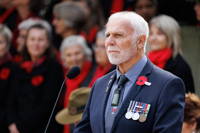 Photo from the Anzac Day 2024 Civic Service held at Memorial Park in Hamilton, Waikato, New Zealand on Thursday, 25 April, 2024. Photography by Mike Walen / KeyImagery Photography. Copyright: © Hamilton City Council.