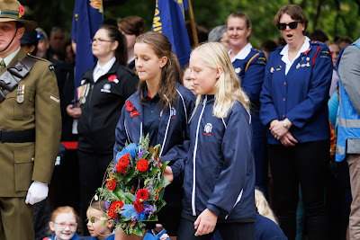 Photo from the Anzac Day 2024 Civic Service held at Memorial Park in Hamilton, Waikato, New Zealand on Thursday, 25 April, 2024. Photography by Mike Walen / KeyImagery Photography. Copyright: © Hamilton City Council.