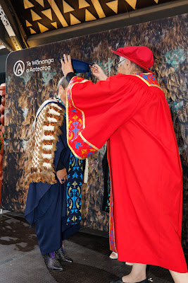 Photo from the TWoA Waiariki 2023 Graduations (Waiwhero), held at Te Puia, Rotorua, Bay of Plenty, New Zealand on Friday, 12 May, 2023. Photo: Mike Walen / KeyImagery Photography. Copyright: © Te Wānanga o Aotearoa.
