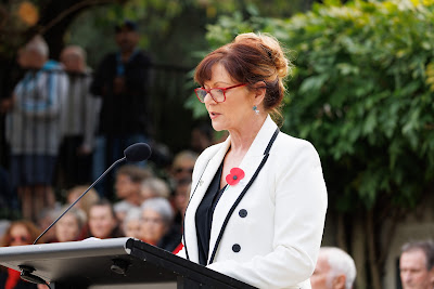 Photo from the Anzac Day 2024 Civic Service held at Memorial Park in Hamilton, Waikato, New Zealand on Thursday, 25 April, 2024. Photography by Mike Walen / KeyImagery Photography. Copyright: © Hamilton City Council.