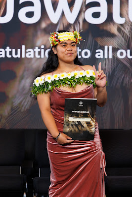 Photo from Ceremony 5 of the TWoA Tāmaki Makaurau 2025 Graduations (May 2025) held at the Mangere Arts Centre in Auckland, New Zealand on Tuesday, 27 May, 2025. Photo by Mike Walen / KeyImagery Photography. Copyright: © 2025 Te Wānanga o Aotearoa.