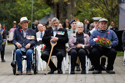 Photo from the Anzac Day 2024 Civic Service held at Memorial Park in Hamilton, Waikato, New Zealand on Thursday, 25 April, 2024. Photography by Mike Walen / KeyImagery Photography. Copyright: © Hamilton City Council.