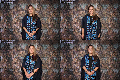 Booth photo from the TWoA Whirikoka 2023 Graduation (Gisborne), held at the War Memorial Theatre, Gisborne, East Coast, New Zealand on Wednesday 5 April, 2023. Photo: InstaBooth by KeyImagery Photography. Copyright: © Te Wānanga o Aotearoa.