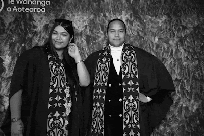 Booth photo from the TWoA Whirikoka 2023 Graduation (Gisborne), held at the War Memorial Theatre, Gisborne, East Coast, New Zealand on Wednesday 5 April, 2023. Photo: InstaBooth by KeyImagery Photography. Copyright: © Te Wānanga o Aotearoa.