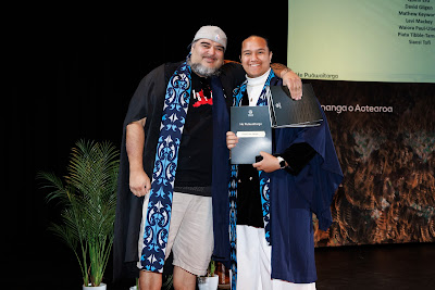 Photo from the TWoA Whirikoka 2023 Graduation (Gisborne), held at the War Memorial Theatre, Gisborne, East Coast, New Zealand on Wednesday 5 April, 2023. Photo by Mike Walen / KeyImagery Photography. Copyright: © Te Wānanga o Aotearoa.