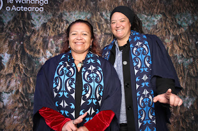 Booth photo from the TWoA Whirikoka 2023 Graduation (Gisborne), held at the War Memorial Theatre, Gisborne, East Coast, New Zealand on Wednesday 5 April, 2023. Photo: InstaBooth by KeyImagery Photography. Copyright: © Te Wānanga o Aotearoa.