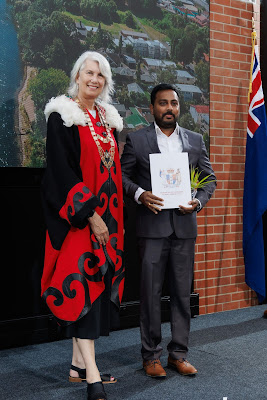 Photo from the HCC NZ Citizenship Ceremony (Afternoon) held in The Atrium, Wintec/Te Pukenga, Hamilton, Waikato, New Zealand at 3:30pm on Monday, 12 February, 2024. Photo: Mike Walen / KeyImagery Photography. Copyright: © Hamilton City Council.