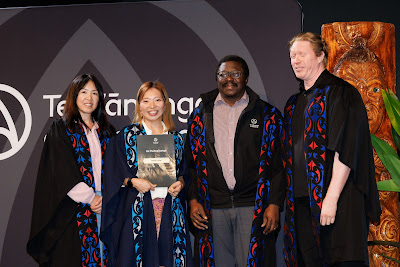 Photo from Ceremony 4 of the TWoA Tāmaki Makaurau 2025 Graduations (May 2025) held at the Mangere Arts Centre in Auckland, New Zealand on Tuesday, 27 May, 2025. Photo by Mike Walen / KeyImagery Photography. Copyright: © 2025 Te Wānanga o Aotearoa.