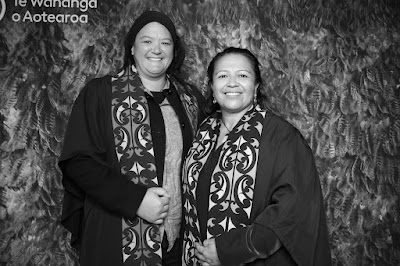 Booth photo from the TWoA Whirikoka 2023 Graduation (Gisborne), held at the War Memorial Theatre, Gisborne, East Coast, New Zealand on Wednesday 5 April, 2023. Photo: InstaBooth by KeyImagery Photography. Copyright: © Te Wānanga o Aotearoa.
