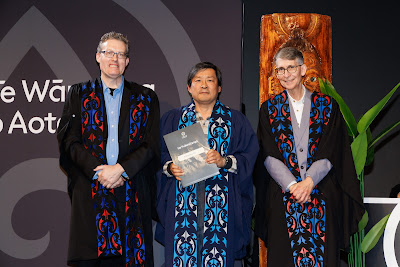 Photo from Ceremony 4 of the TWoA Tāmaki Makaurau 2025 Graduations (May 2025) held at the Mangere Arts Centre in Auckland, New Zealand on Tuesday, 27 May, 2025. Photo by Mike Walen / KeyImagery Photography. Copyright: © 2025 Te Wānanga o Aotearoa.