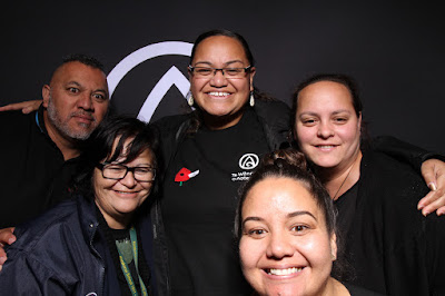 Photo from the TWoA Tainui 2018 Graduations (Ceremony 1),  held at Hamilton Boys' High School, Hamilton, New Zealand. Taken: Thursday 19 April 2018. Photo: InstaBooth by KeyImagery. Copyright: © Te Wananga o Aotearoa.