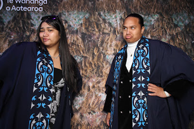 Booth photo from the TWoA Whirikoka 2023 Graduation (Gisborne), held at the War Memorial Theatre, Gisborne, East Coast, New Zealand on Wednesday 5 April, 2023. Photo: InstaBooth by KeyImagery Photography. Copyright: © Te Wānanga o Aotearoa.