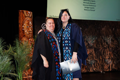 Photo from the TWoA Whirikoka 2023 Graduation (Gisborne), held at the War Memorial Theatre, Gisborne, East Coast, New Zealand on Wednesday 5 April, 2023. Photo by Mike Walen / KeyImagery Photography. Copyright: © Te Wānanga o Aotearoa.