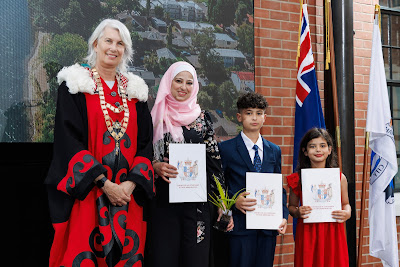 Photo from the HCC NZ Citizenship Ceremony (Afternoon) held in The Atrium, Wintec/Te Pukenga, Hamilton, Waikato, New Zealand at 3:30pm on Monday, 12 February, 2024. Photo: Mike Walen / KeyImagery Photography. Copyright: © Hamilton City Council.