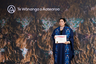 Photo from the TWoA Tāmaki Makaurau 2023 November Graduations (Ceremony 2 @ 6pm), held at the Due Drop Events Centre, Manukau, Auckland, New Zealand on Tuesday, 28 November, 2023. Photo: Mike Walen / KeyImagery Photography. Copyright: © Te Wānanga o Aotearoa.