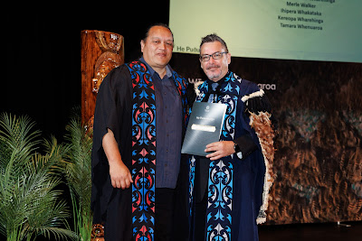 Photo from the TWoA Whirikoka 2023 Graduation (Gisborne), held at the War Memorial Theatre, Gisborne, East Coast, New Zealand on Wednesday 5 April, 2023. Photo by Mike Walen / KeyImagery Photography. Copyright: © Te Wānanga o Aotearoa.
