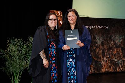 Photo from the TWoA Whirikoka 2023 Graduation (Gisborne), held at the War Memorial Theatre, Gisborne, East Coast, New Zealand on Wednesday 5 April, 2023. Photo by Mike Walen / KeyImagery Photography. Copyright: © Te Wānanga o Aotearoa.
