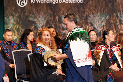 Photo from the TWoA Tāmaki Makaurau 2023 Graduations (Ceremony 4 @ 10am), held at the Due Drop Events Centre, Manukau, Auckland, New Zealand on Thursday, 8 June, 2023. Photo: Mike Walen / KeyImagery Photography. Copyright: © Te Wānanga o Aotearoa.