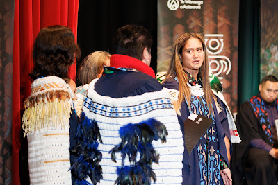 Photo from the TWoA Tāmaki Makaurau 2023 Graduations (Ceremony 4 @ 10am), held at the Due Drop Events Centre, Manukau, Auckland, New Zealand on Thursday, 8 June, 2023. Photo: Mike Walen / KeyImagery Photography. Copyright: © Te Wānanga o Aotearoa.