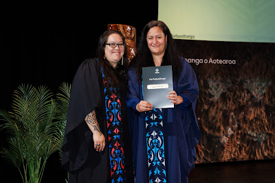 Photo from the TWoA Whirikoka 2023 Graduation (Gisborne), held at the War Memorial Theatre, Gisborne, East Coast, New Zealand on Wednesday 5 April, 2023. Photo by Mike Walen / KeyImagery Photography. Copyright: © Te Wānanga o Aotearoa.