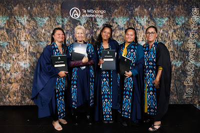 Photo from the TWoA Whirikoka 2023 Graduation (Gisborne), held at the War Memorial Theatre, Gisborne, East Coast, New Zealand on Wednesday 5 April, 2023. Photo by Mike Walen / KeyImagery Photography. Copyright: © Te Wānanga o Aotearoa.