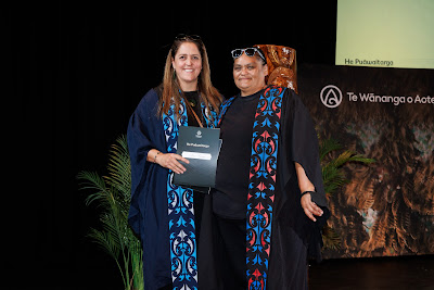 Photo from the TWoA Whirikoka 2023 Graduation (Gisborne), held at the War Memorial Theatre, Gisborne, East Coast, New Zealand on Wednesday 5 April, 2023. Photo by Mike Walen / KeyImagery Photography. Copyright: © Te Wānanga o Aotearoa.