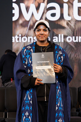 Photo from Ceremony 4 of the TWoA Tāmaki Makaurau 2025 Graduations (May 2025) held at the Mangere Arts Centre in Auckland, New Zealand on Tuesday, 27 May, 2025. Photo by Mike Walen / KeyImagery Photography. Copyright: © 2025 Te Wānanga o Aotearoa.